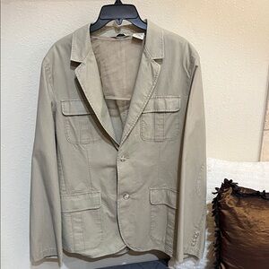 L.L. Bean Men's Light Beige Shirt Jacket